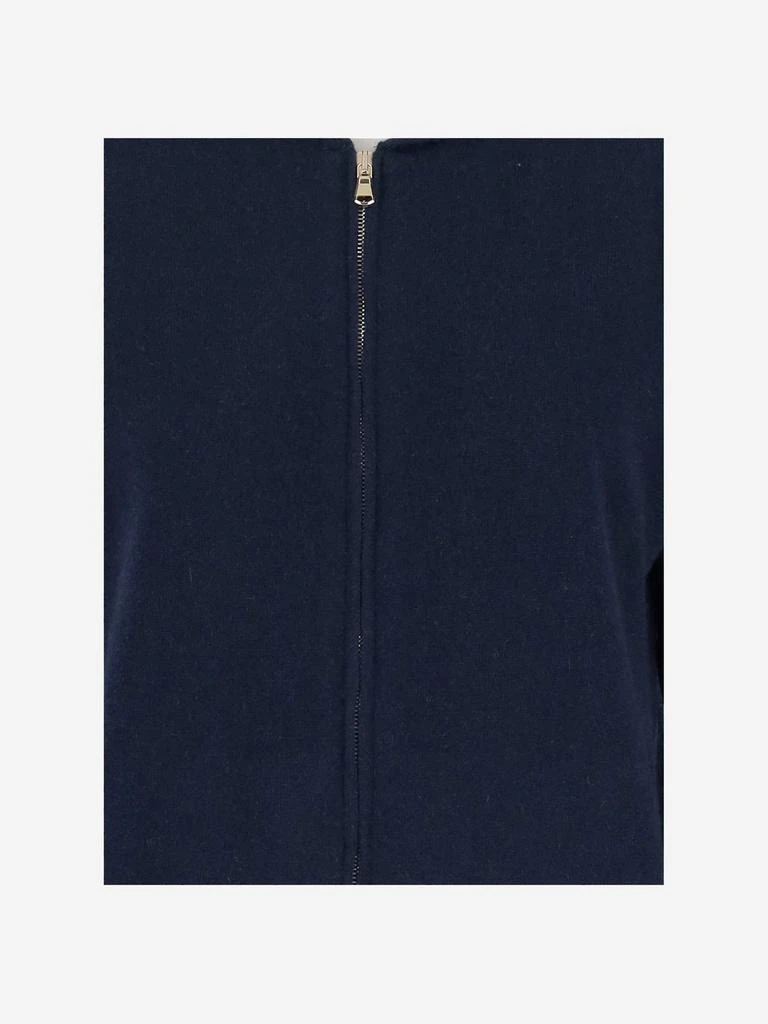 BRUNO MANETTI Bruno Manetti Hooded Zip Sweater 3