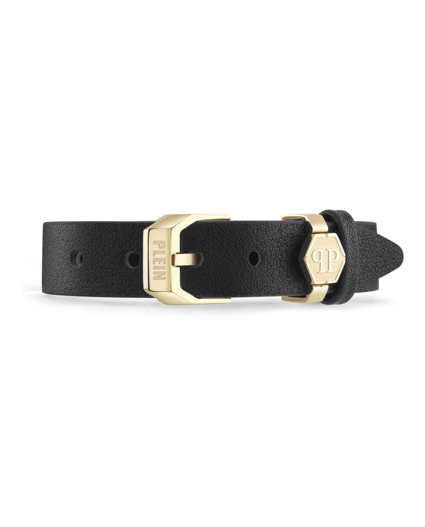 Philipp Plein 3D $kull Crystal Calf Leather Bracelet