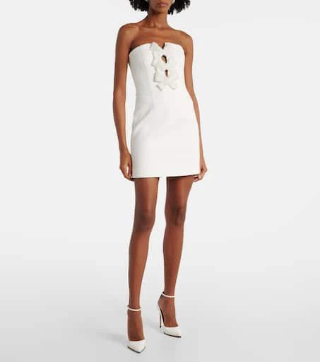 REBECCA VALLANCE Alicia recut embellished bustier dress 2