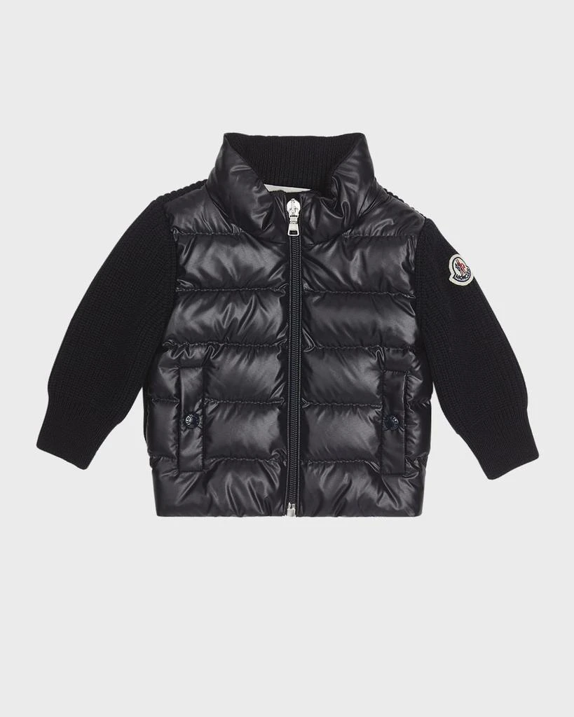 Moncler Boy
s Puffer Combo Jacket, Size 6M-3