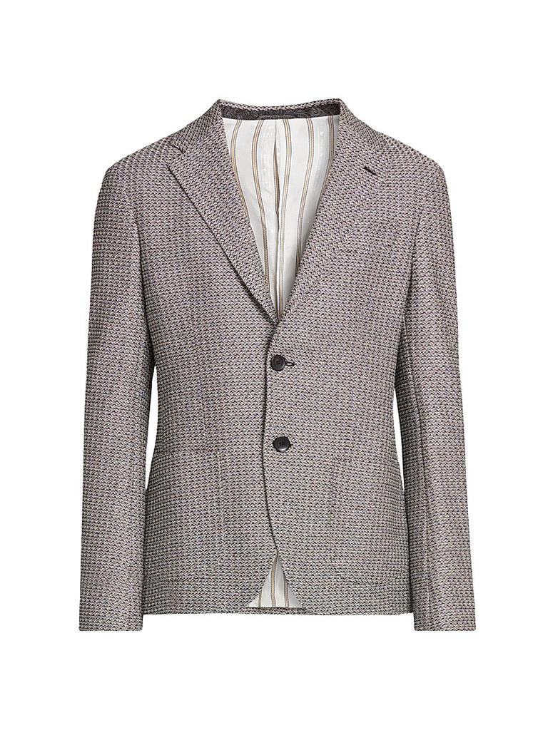 ETRO Roma Geometric Single-Breasted Sport Jacket
