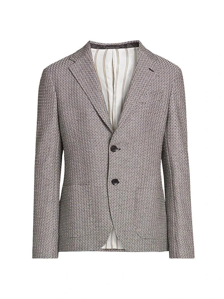 ETRO Roma Geometric Single-Breasted Sport Jacket 1