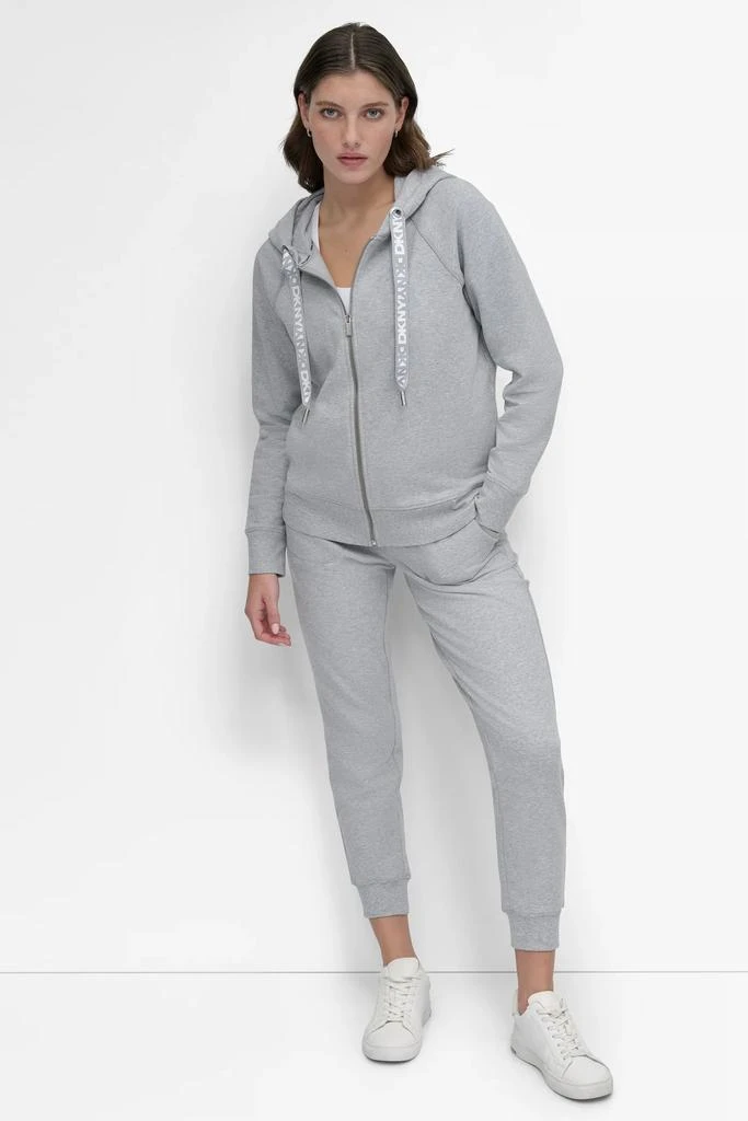 DKNY LOGO DRAWSTRING PERFORMANCE HOODIE 9
