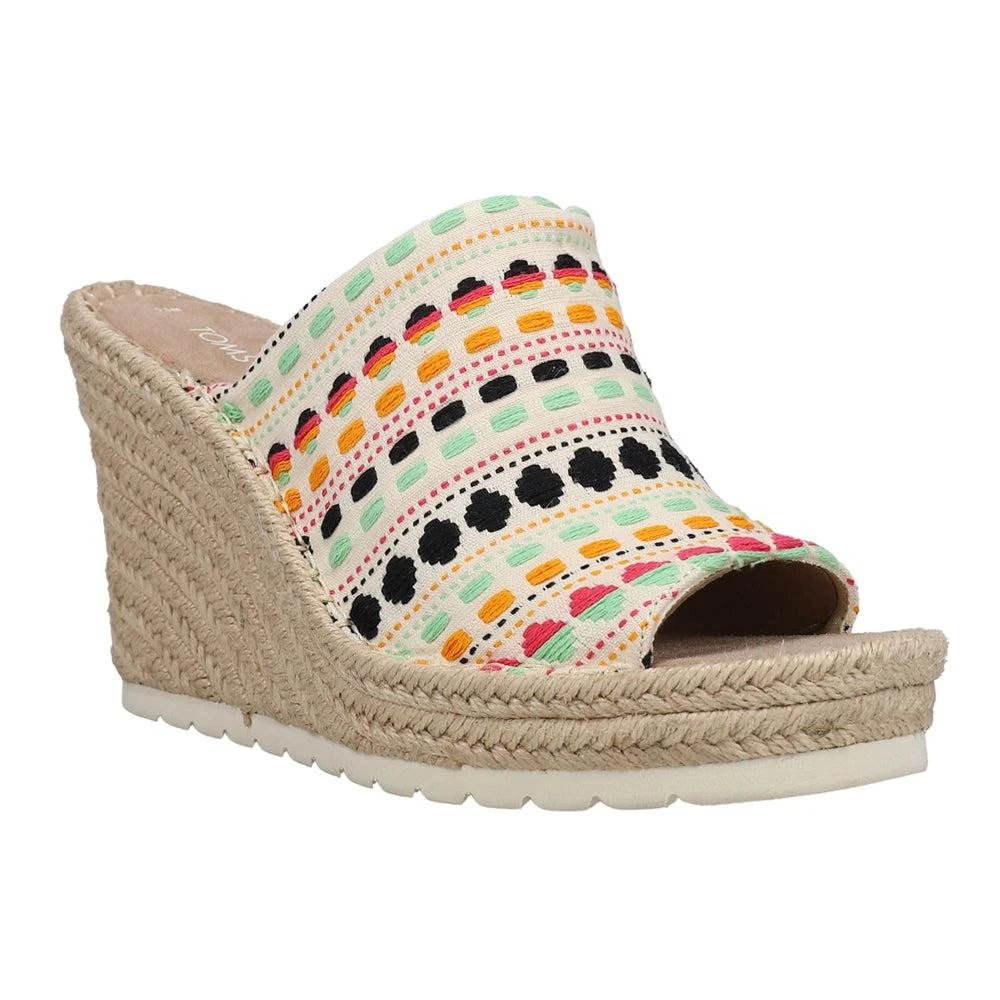 TOMS Monica Mule Wedge Heel 2