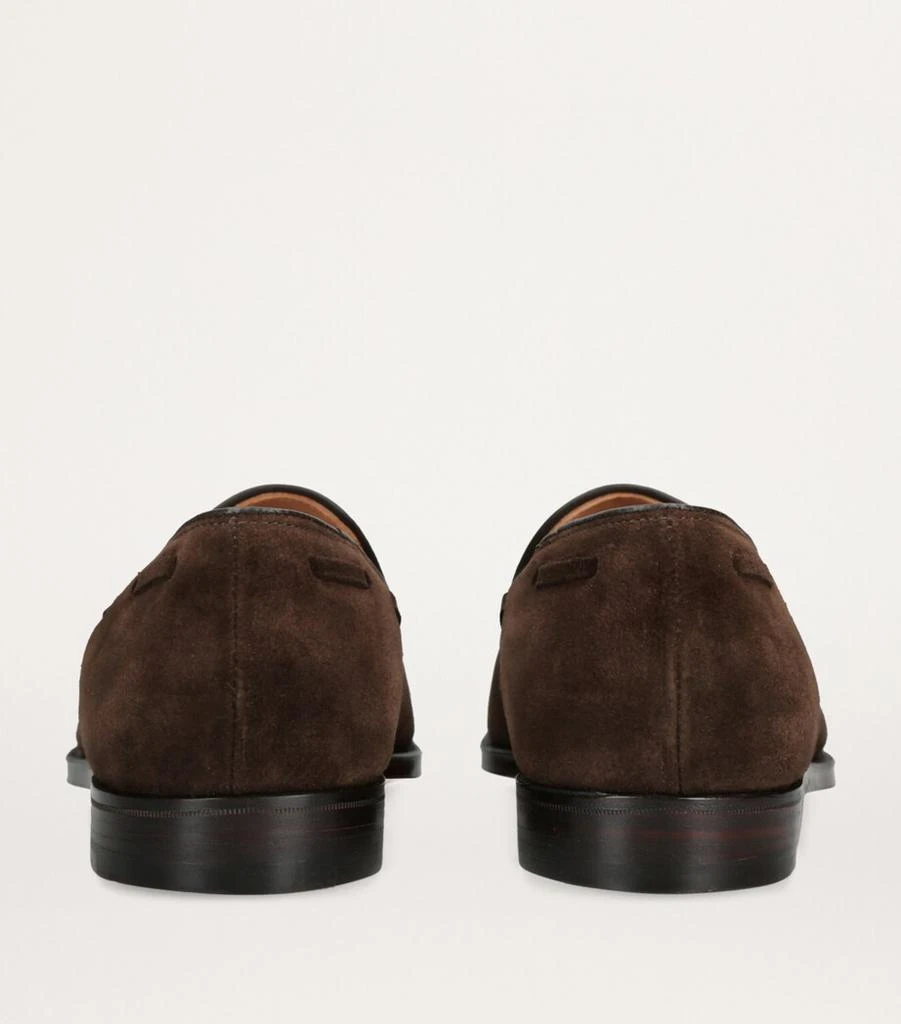 Crockett & Jones Suede Cavendish Tassel Loafers 2