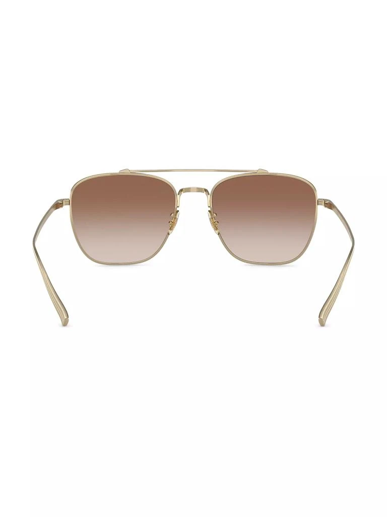 Oliver Peoples 55MM Aviator Sunglasses 4