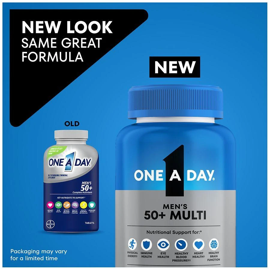 One A Day Men's 50+ Complete Multivitamin Tablets 8