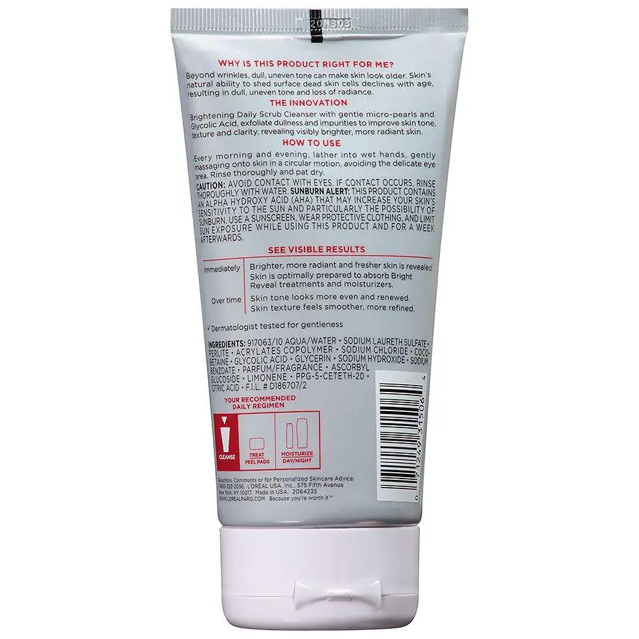 L'Oreal Paris Bright Reveal Cleanser 2