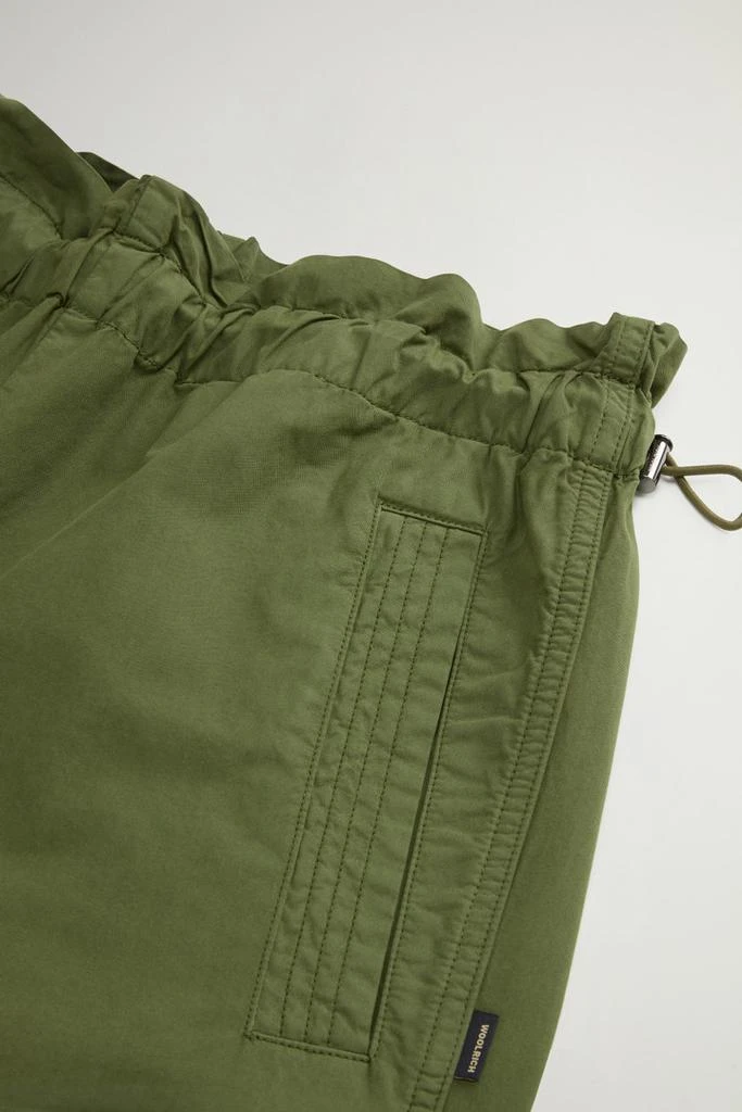 Woolrich Garment-Dyed Pure Cotton Pants - Women - Green 6