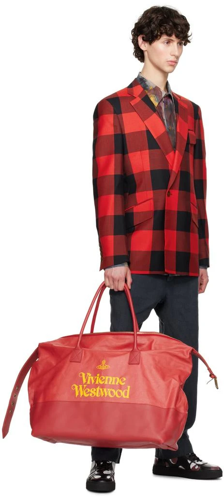 Vivienne Westwood Red Sid Weekender Duffle Bag 4