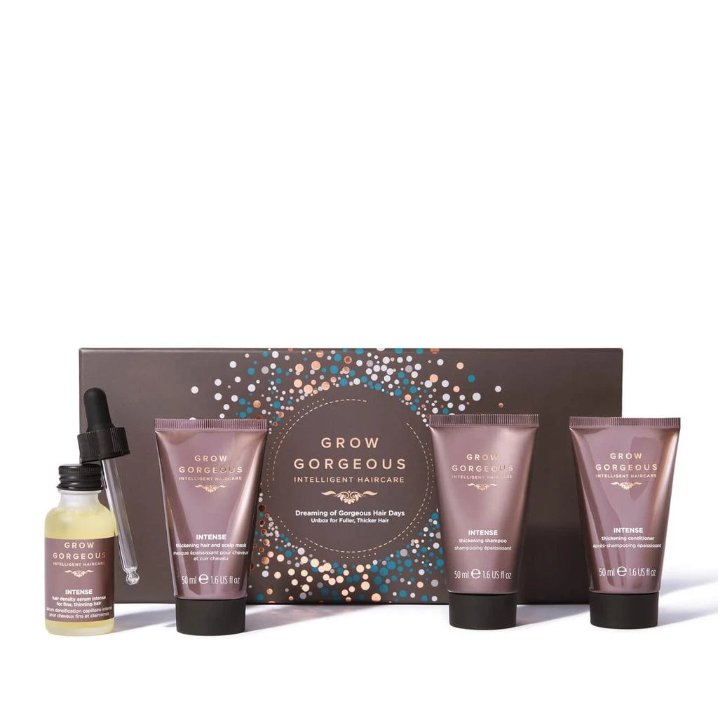 Grow Gorgeous Intense Christmas Kit featuring 30ml Intense Serum 1