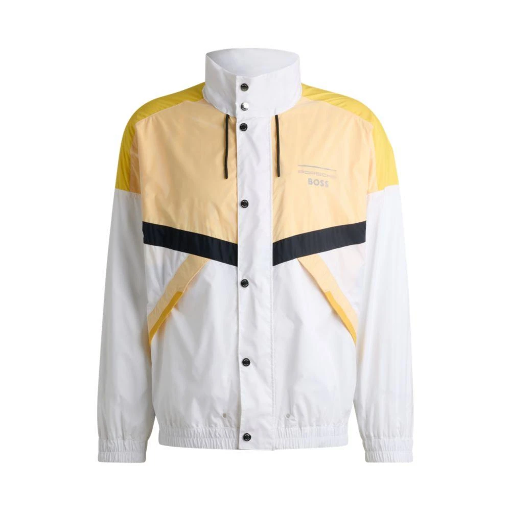 Hugo Boss Porsche x  water-repellent jacket with color-blocking 1