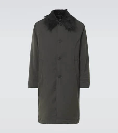Our Legacy Polar faux fur-trimmed coat 1