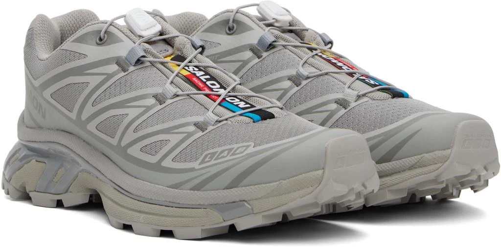 Salomon Gray XT-6 Sneakers 4