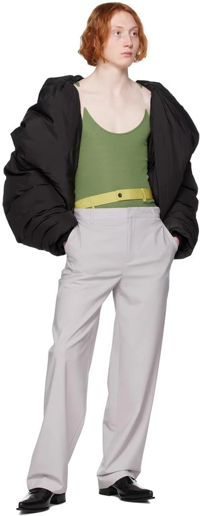 Y/Project Gray Multi Waistband Trousers 4