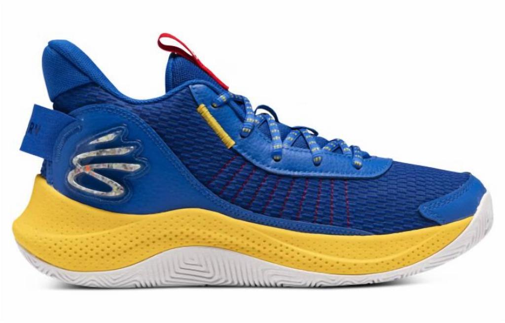 Under Armour Men's 3Z7 Curry Basketball Shoes In Blue/yellow