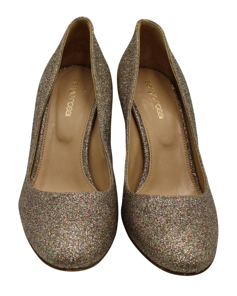 Sergio Rossi Glitter Pumps in Multicolor Leather 2