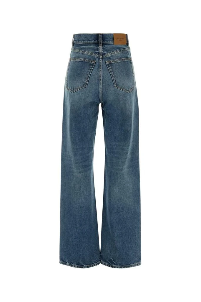 Yves Saint Laurent Saint Laurent V-Waist Long Baggy Jeans 2