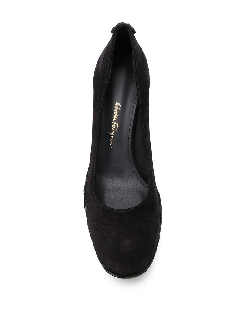 Salvatore Ferragamo Ferragamo Capraia Espadrille Wedge Pumps