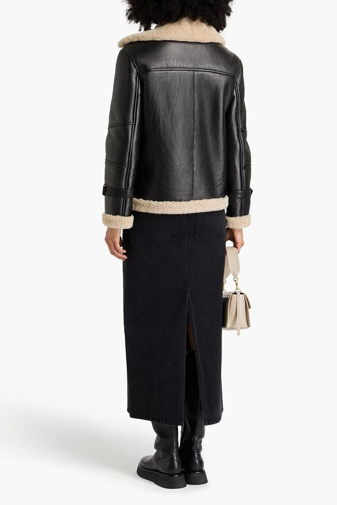 MUUBAA Shearling biker jacket 3