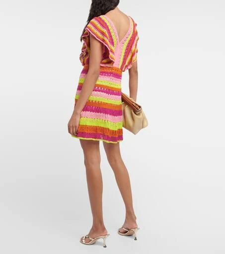 ANNA KOSTUROVA Melissa crochet minidress 3