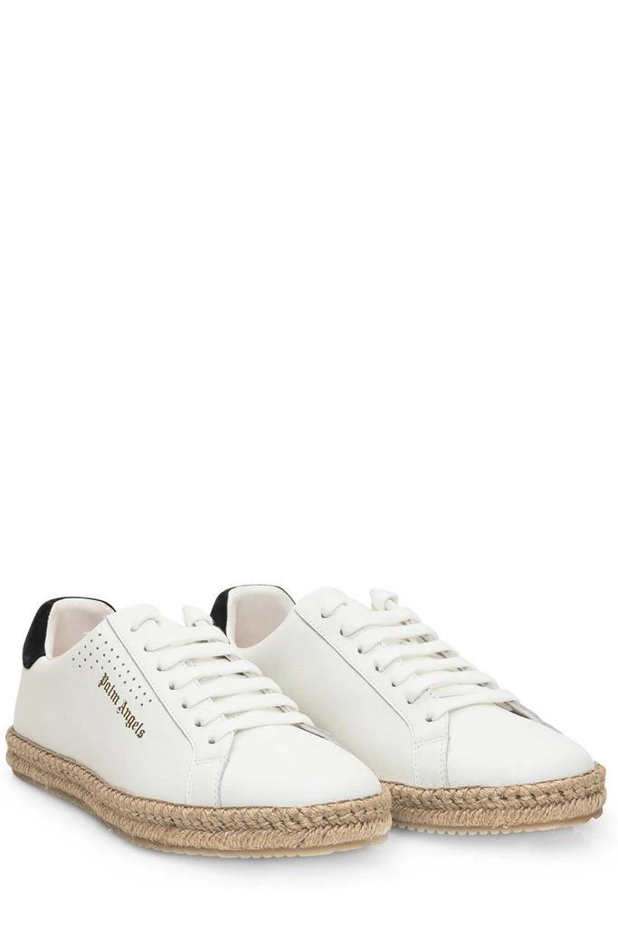 Palm Angels Palm Angels Logo Printed Lace Up Espadrilles 4