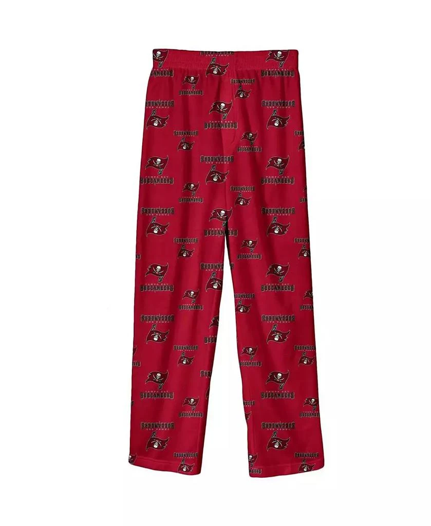 Outerstuff Big Boys Red Tampa Bay Buccaneers Team-Colored Printed Pajama Pants 1