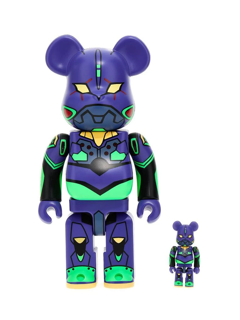 Medicom Medicom Toy X Evangelion Eva 01 100% + 400% Be@rbrick Set 1