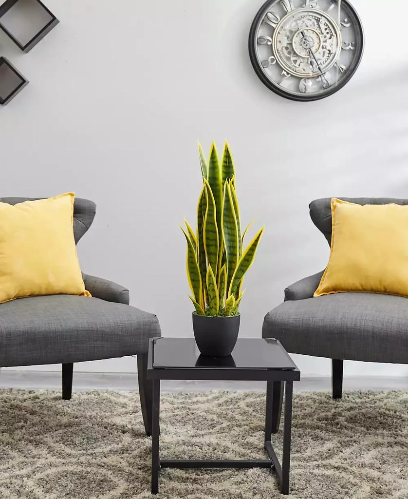 NEARLY NATURAL 26-In. Sansevieria Artificial Plant 4