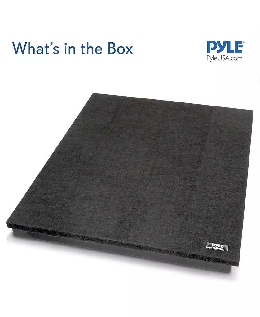 Pyle Stage
Studio PA Speaker Platform Base, Sound Isolation Absorbing, 22.5” x 17.8” for Speakers up to 110 lbs 6