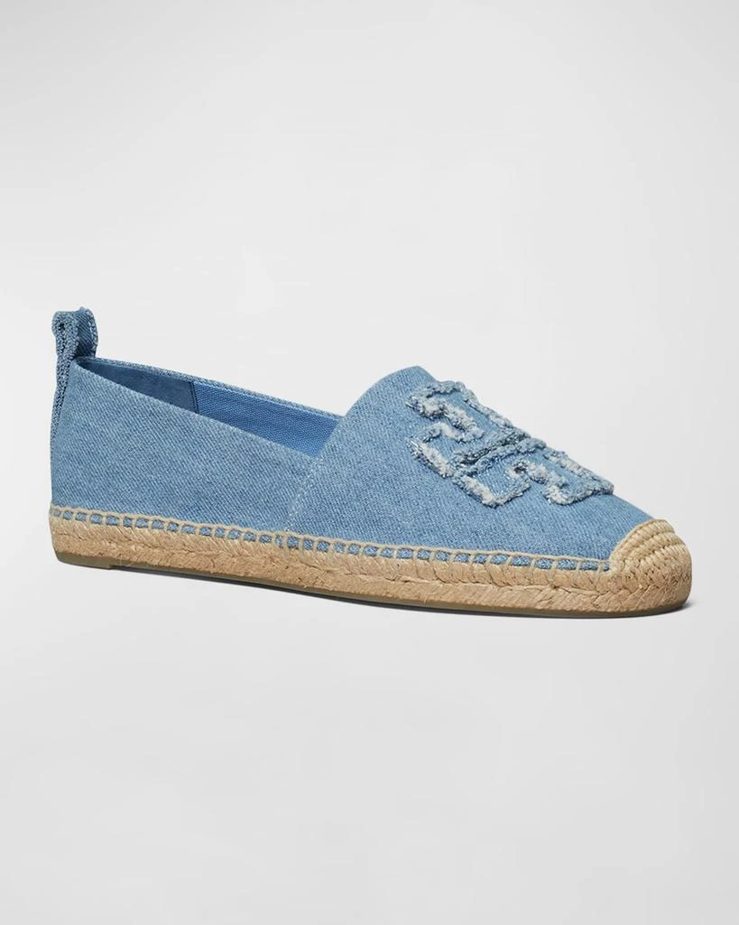 Tory Burch Double T Denim Espadrilles 2