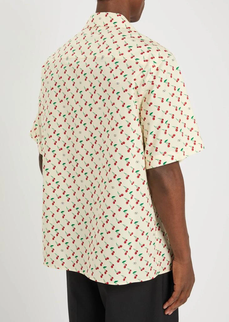 Valentino Cherryfic printed cotton-poplin shirt 3
