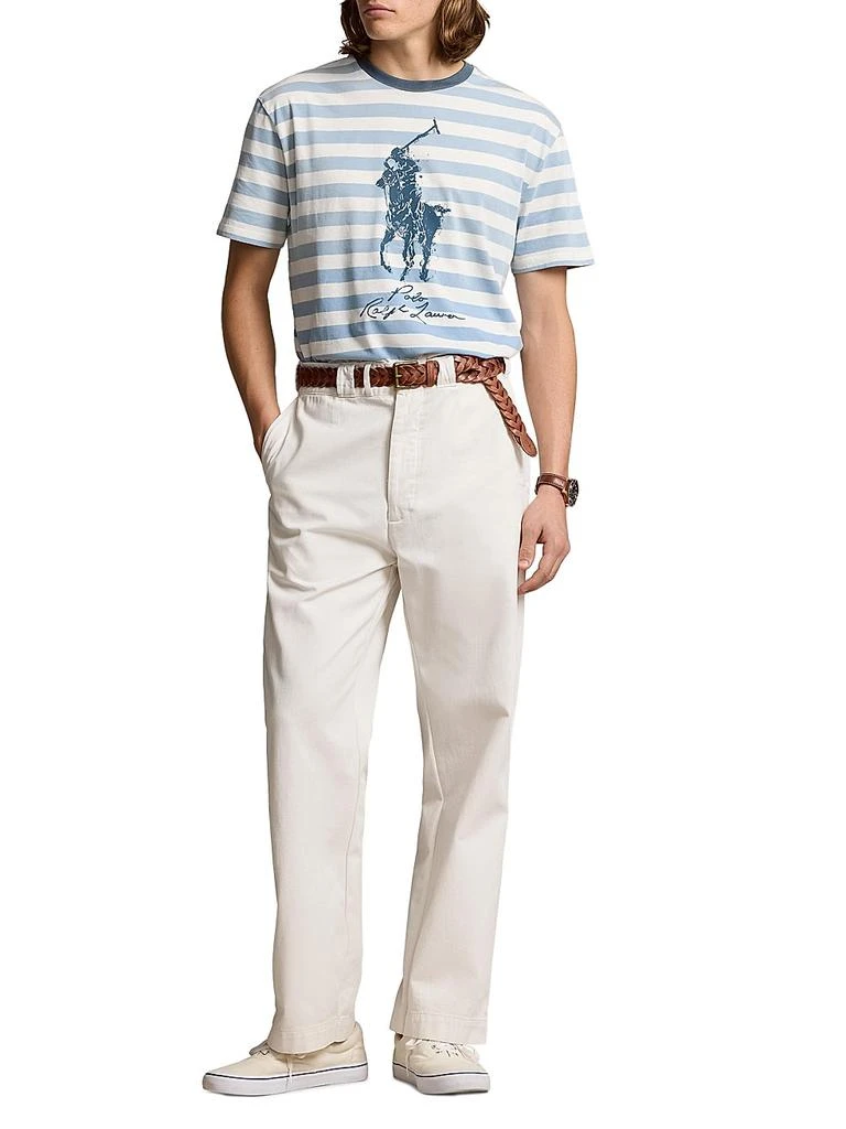 Ralph Lauren Striped Logo Cotton T-Shirt 2