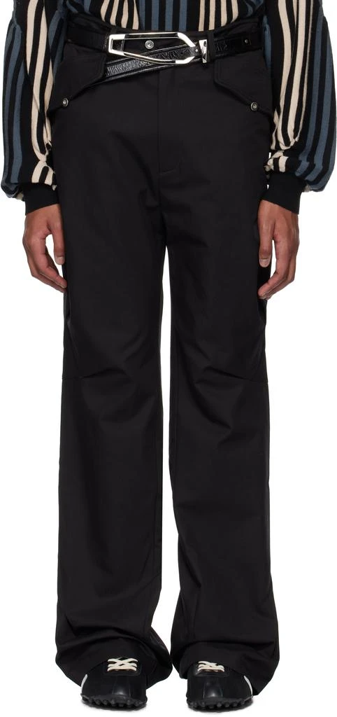 Kiko Kostadinov Black Alec K-Dart Trousers 1