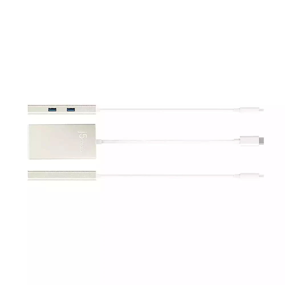 J5Create JCA374 USB Type-C Multi-Adapter HDMI 
Gigabit Ethernet 
USB3.0 2