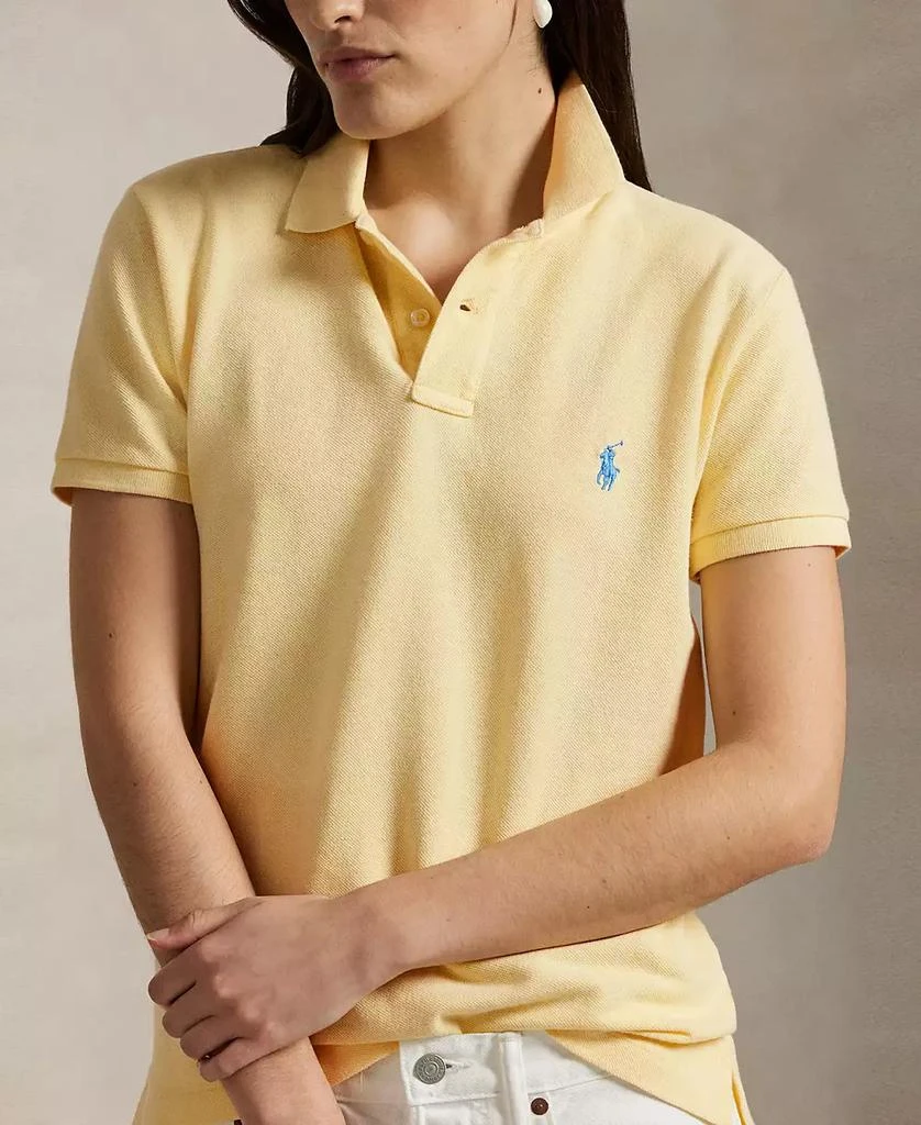 Ralph Lauren Women's Classic-Fit Piqué Polo Shirt 3