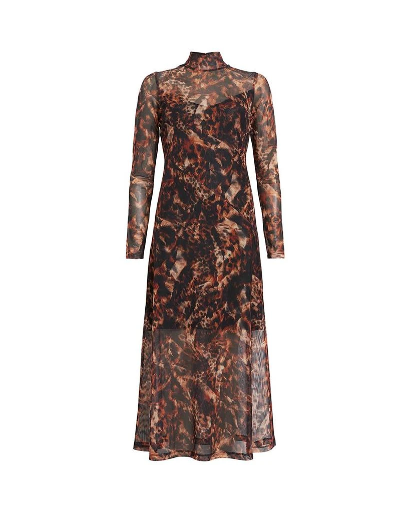 ALL SAINTS Hanna Spark Turtleneck Midi Dress 5