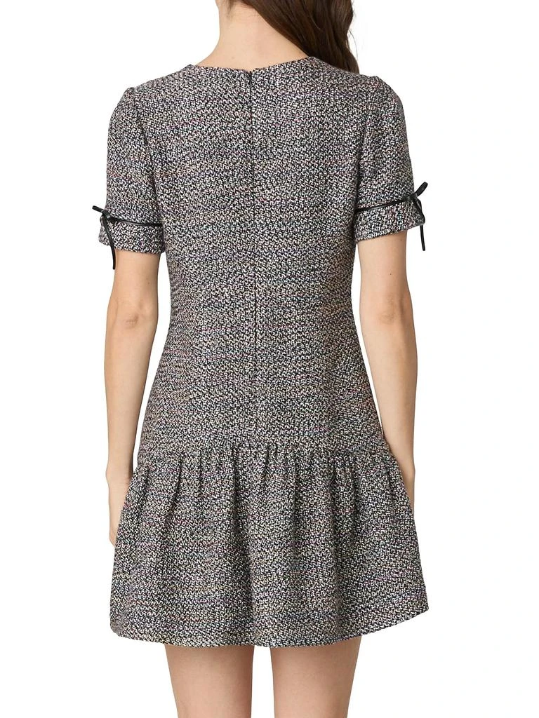 Shoshanna Ivey Tweed Drop-Waist Minidress 3