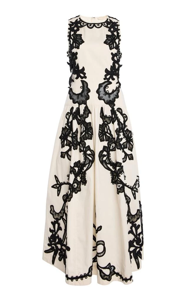 knee length dresses for ladies Ulla Johnson- Amandine Dress- Noir – Encounter