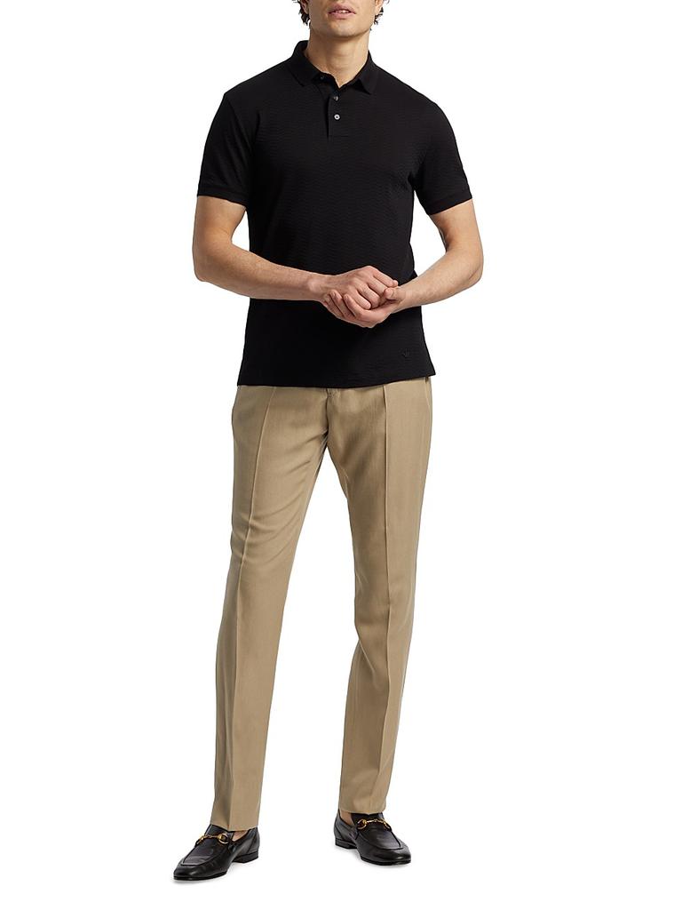 パンツ EMPORIO ARMANI 2tuck baggy chino pants Emporio Armani Crease-Front Trousers - Pants - Free Shipping