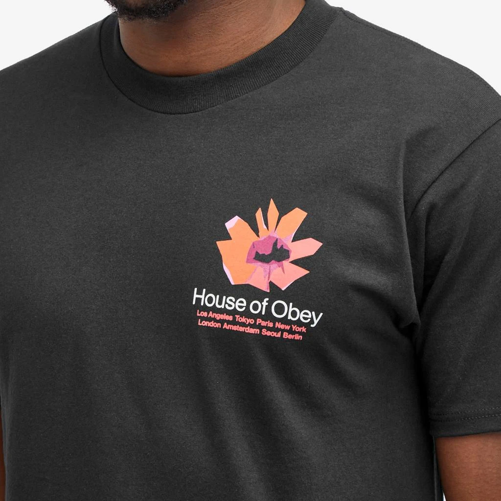 Obey Obey House of Obey Floral T-Shirt 5
