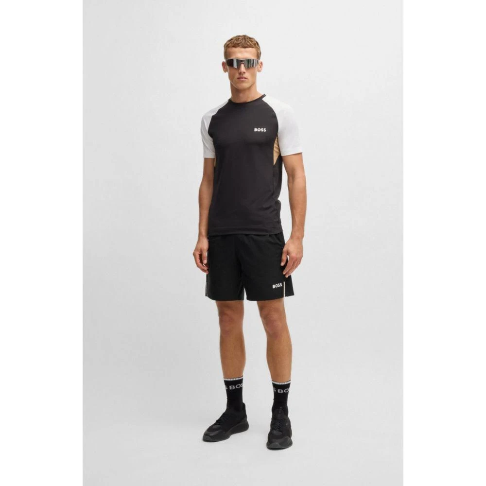 Hugo Boss Active tennis shorts in quick-dry super-stretch fabric 2