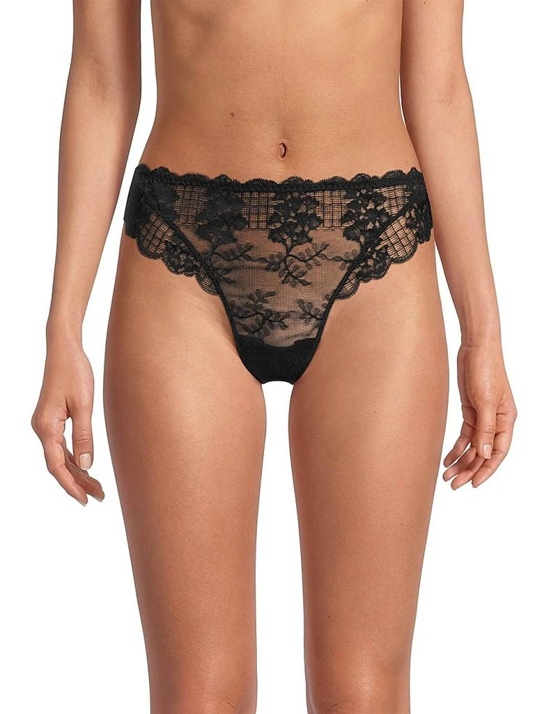 Simone Pérèle Reve Tanga Floral Lace Briefs 3