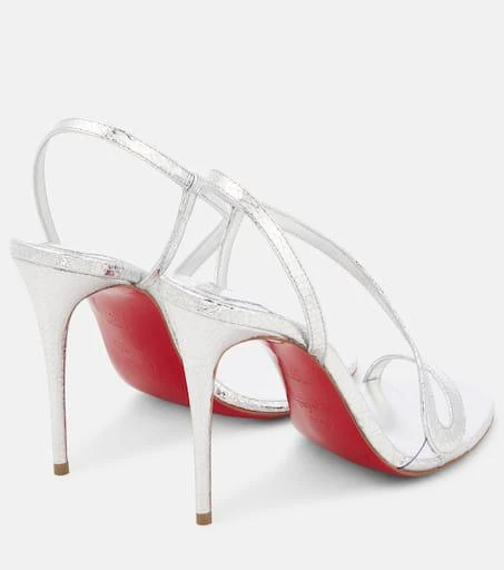Christian Louboutin Rosalie metallic leather sandals 3