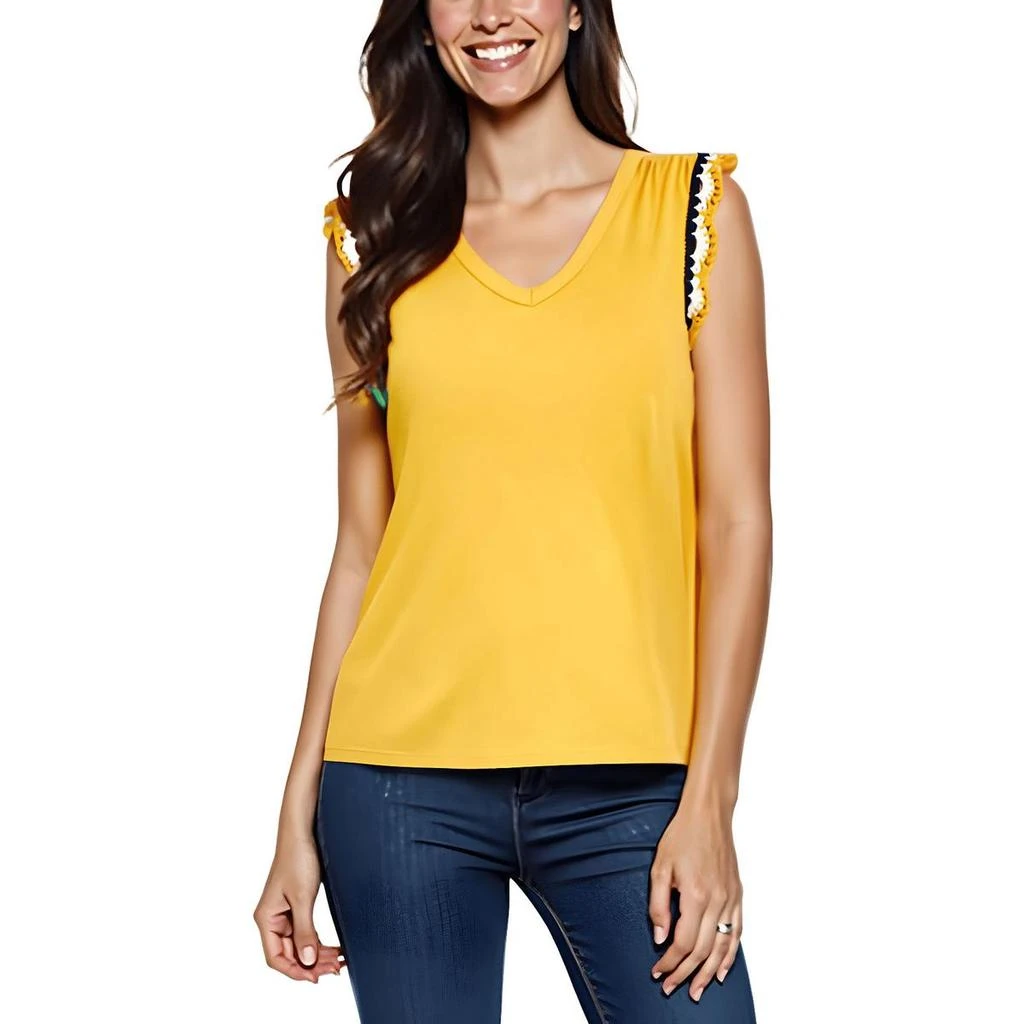 Nautica Jeans Co. Womens Crochet Cotton Tank Top 3