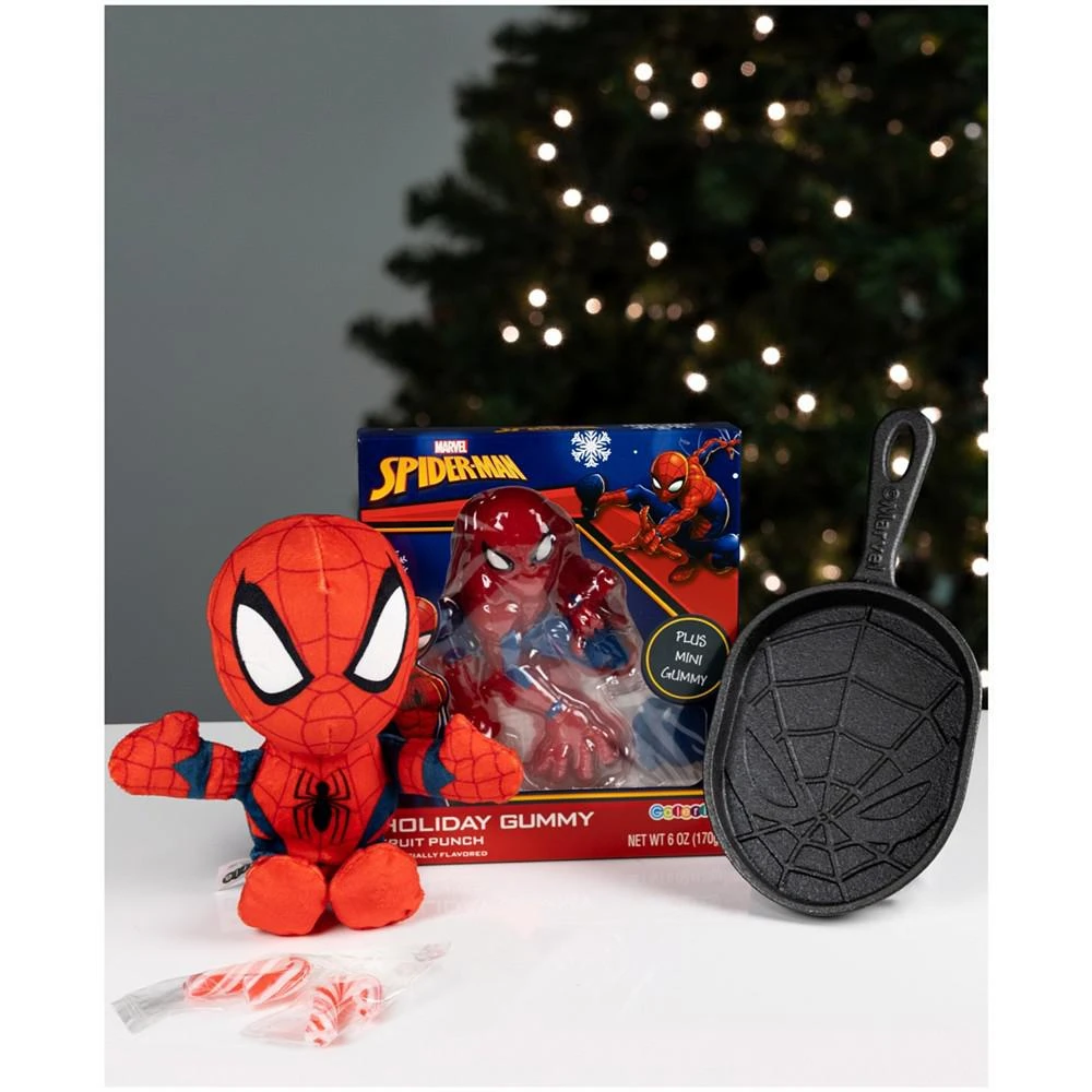Spider-Man Cast Iron Skillet with Pancake Mix, Giant Gummy, and Plush Gift Set 2