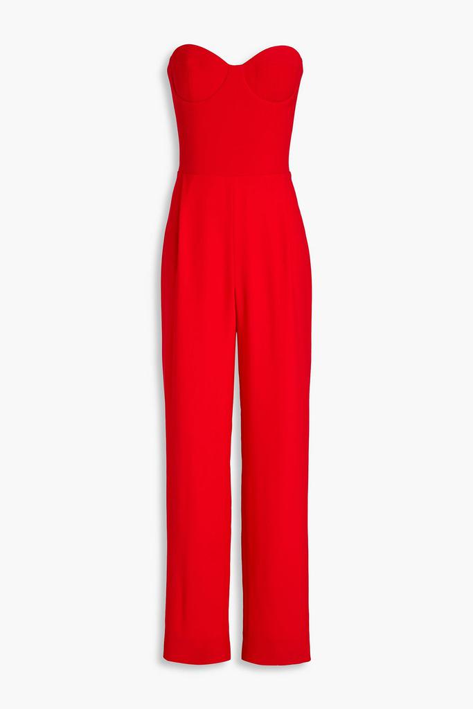 RASARIO Strapless crepe jumpsuit