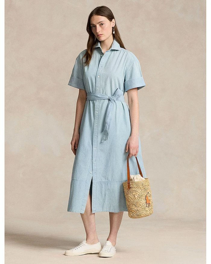 Ralph Lauren Chambray Midi Shirt Dress 2
