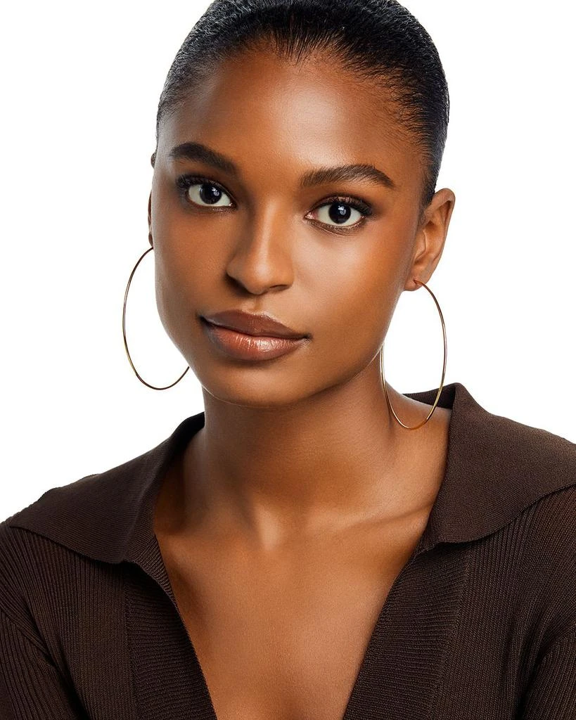 Bloomingdale's Large Endless Hoop Earrings in 14K Yellow Gold 3