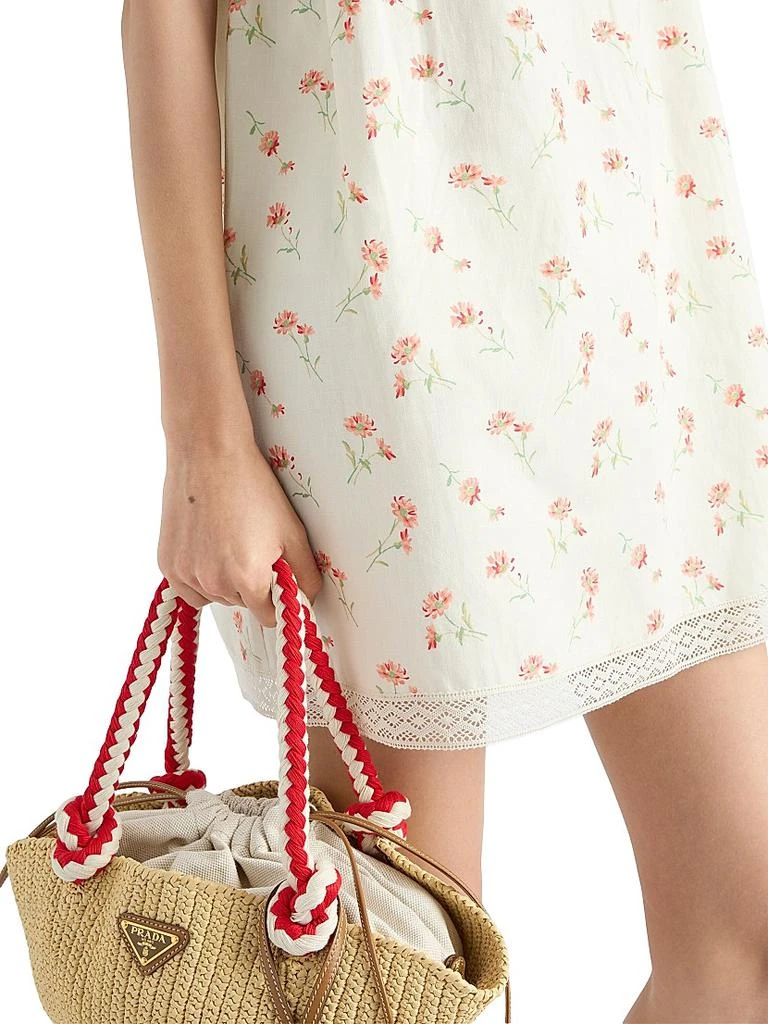Prada Floral Print Linen Mini-Dress - Dresses & Skirts - Compare Prices  from 8+ Stores - Free Shipping - BeyondStyle